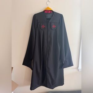 Rutgers Graduate School Gradation Gown, Hood, and Cap